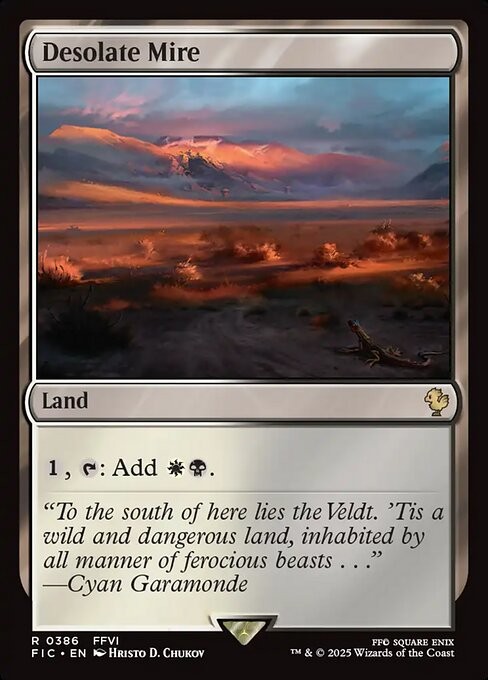Desolate Mire 386 R Normal FIC MTG NM