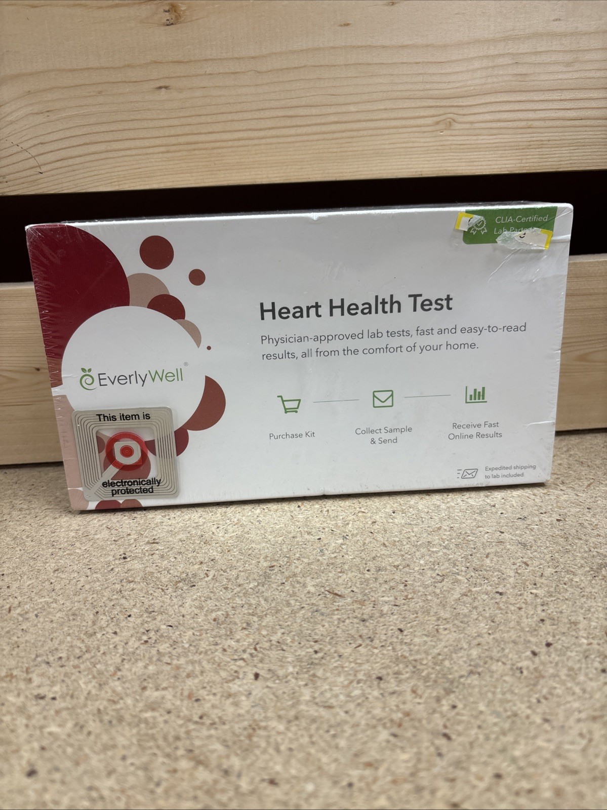 Everywell Heart Health Home Test Collection Kit-Cholesterol, Triglyceride,HbA1c