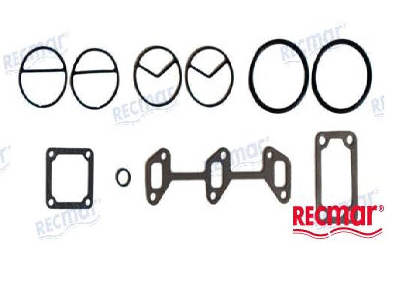 Seal kit for Yanmar 3GM radiator cooler replaces 121450-13251 128297-44030