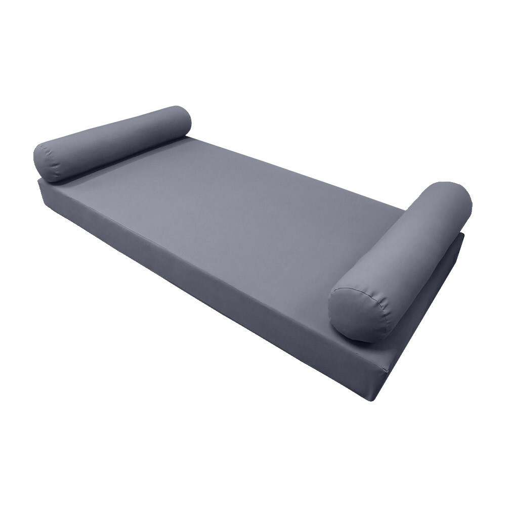 |SLIPCOVER ONLY|S5 Daybed Mattress Bolster Pillow Cover Knife Edge Queen AD001
