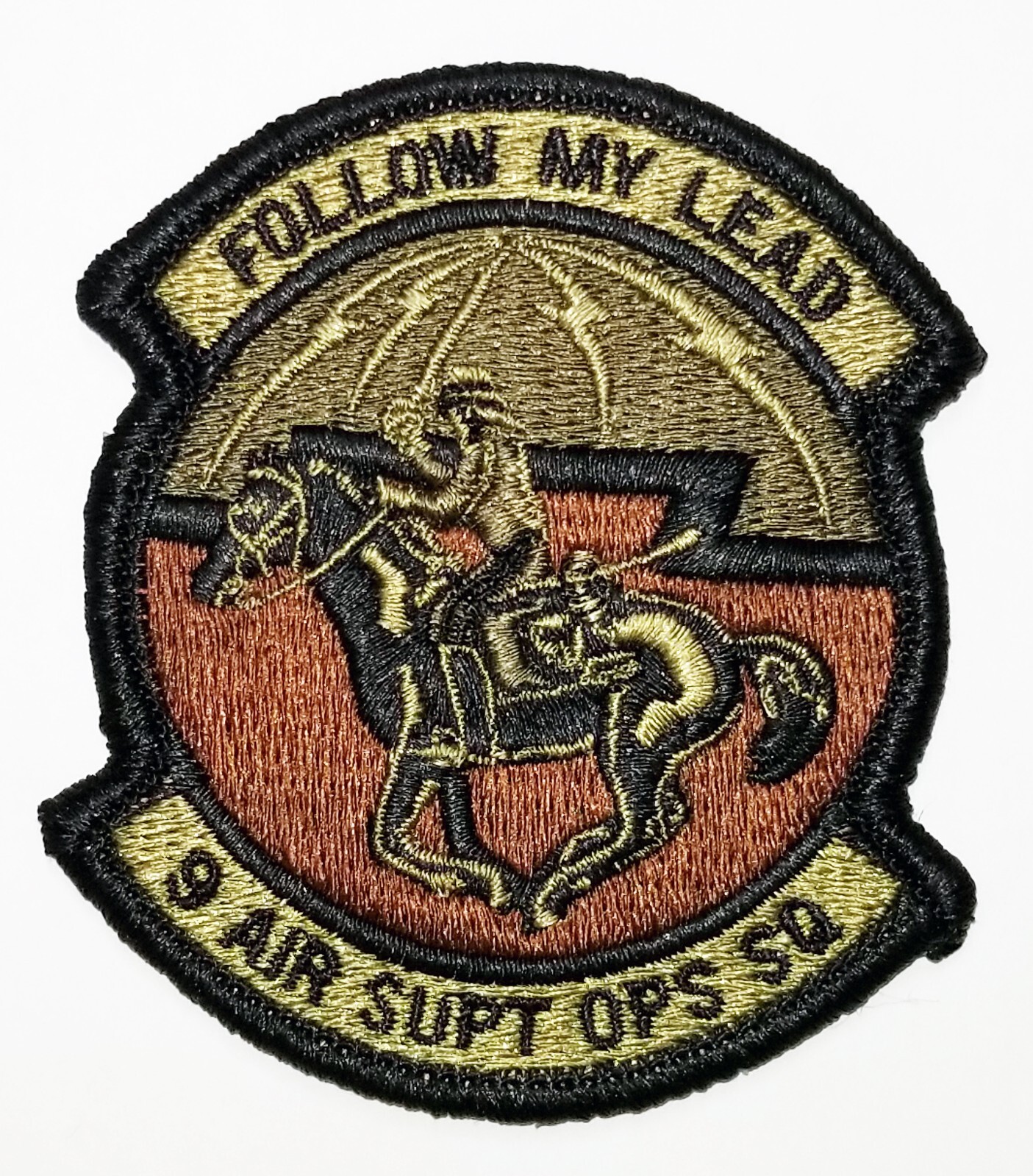 US Air Force 9th Intelligence Squadron Subdued Hook Back Patch