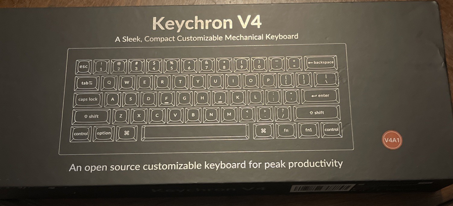 Keychron V4-A1 A Sleek Compact Customizable Mechanical Keyboard