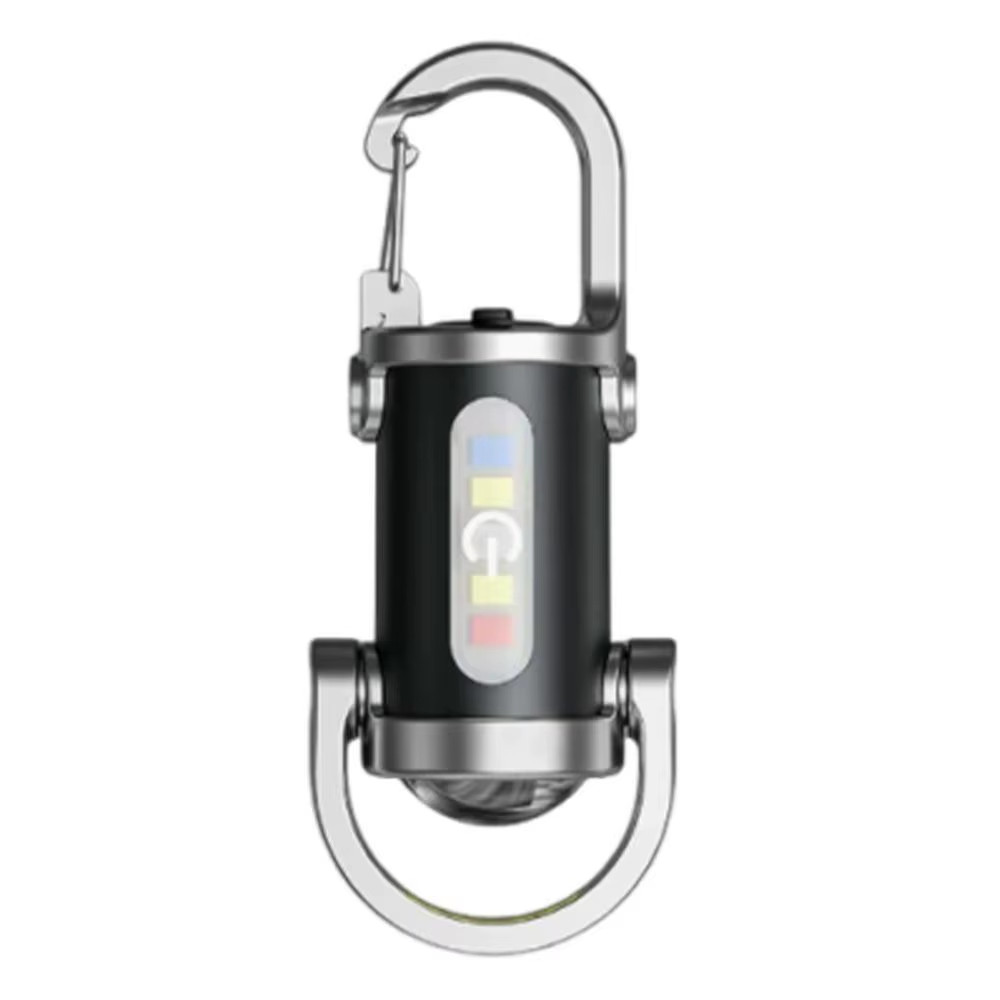 Small Keychain Flashlight Portable Keyring Torch Rechargeable Waterproof Bright