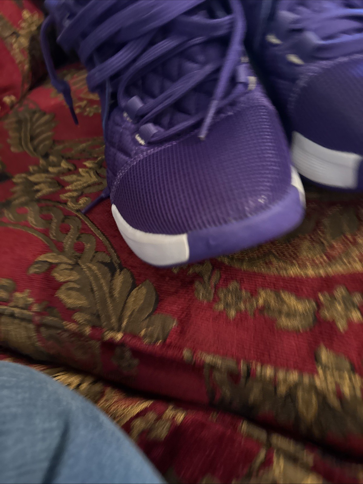 Nike Lebron Witness 8 TB Mens Size 7 Purple White FB9944-500