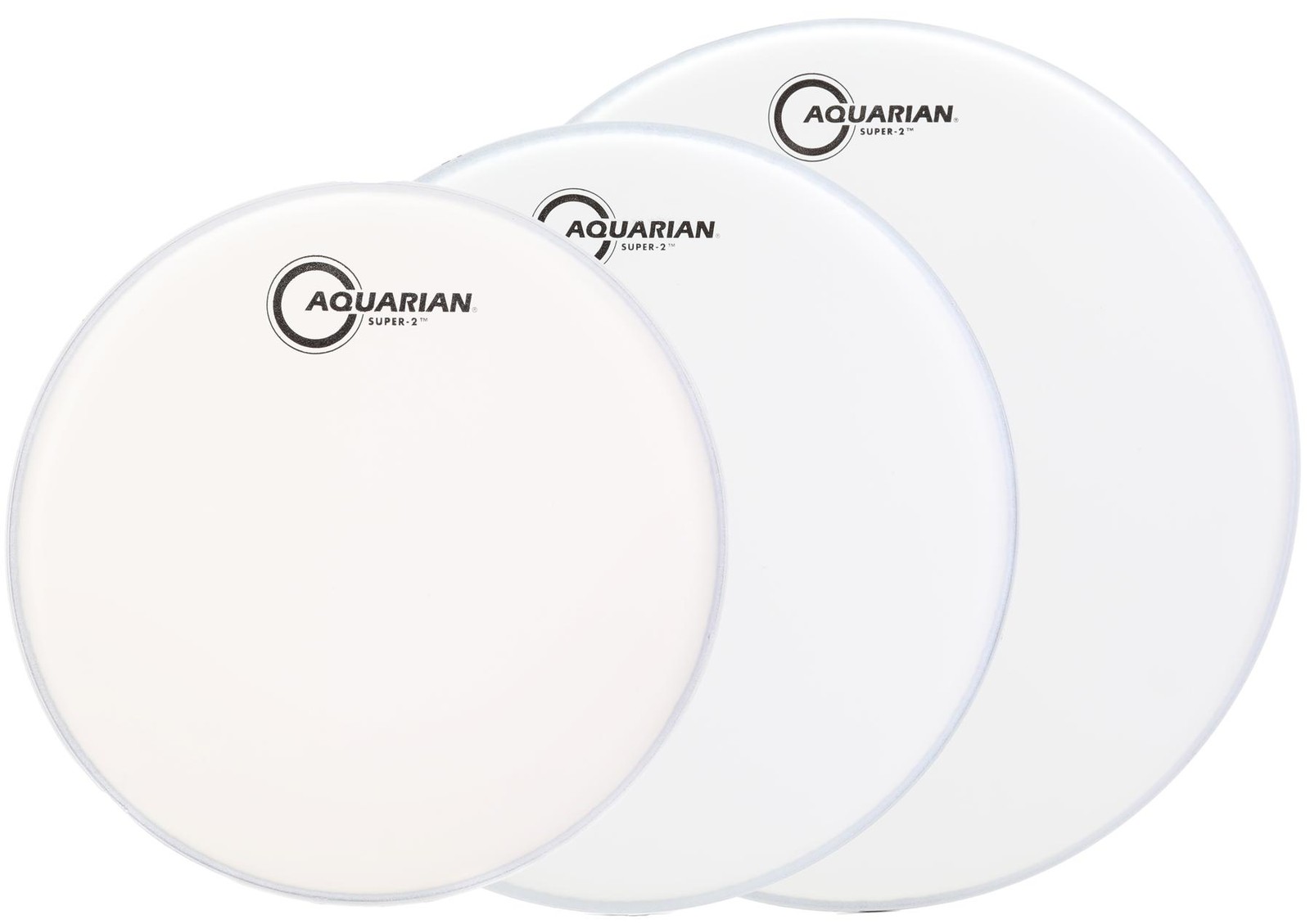 Aquarian Super-2 Texture Coated 3 Piece Tom Pack - 10/12/16