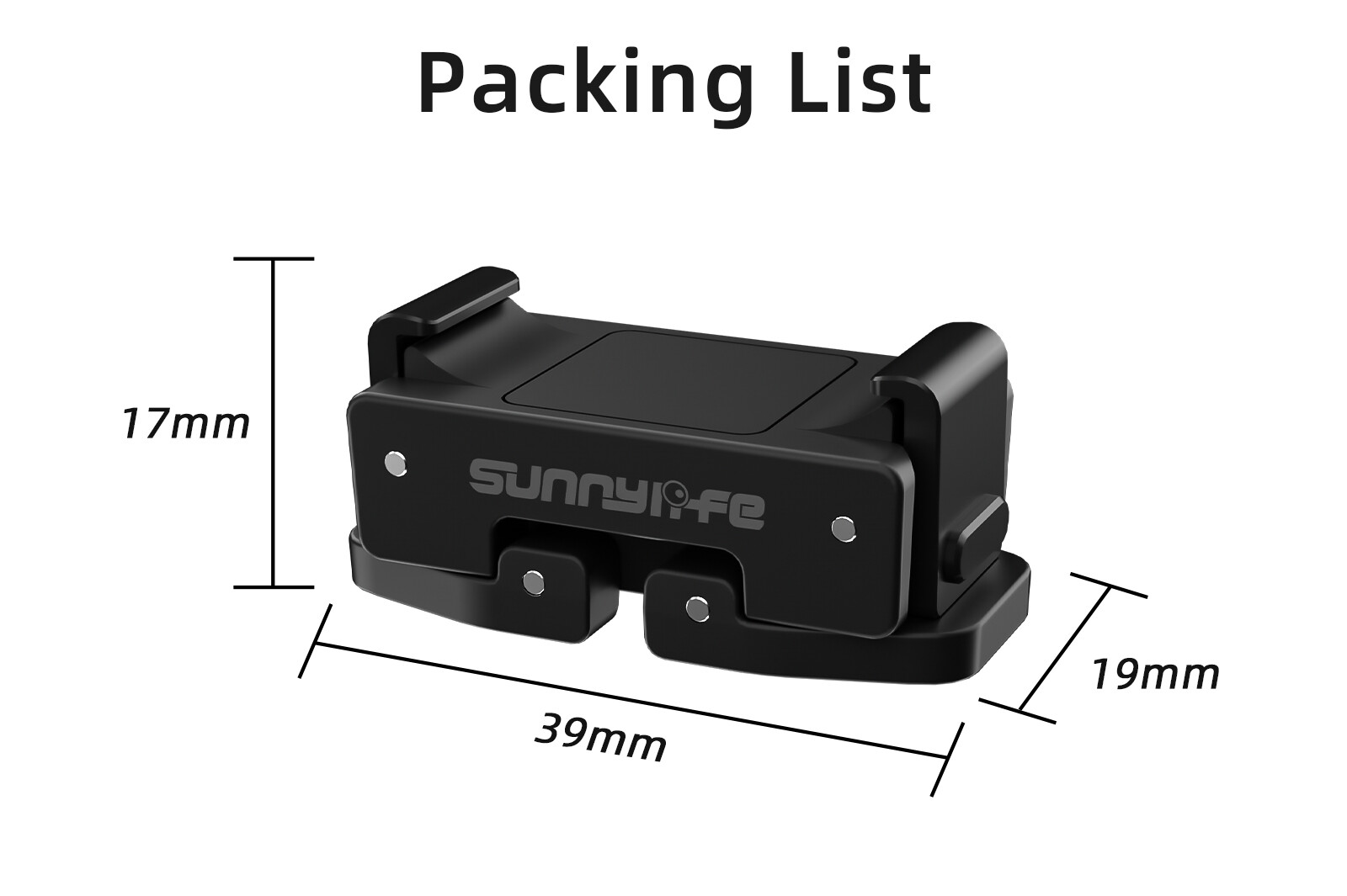 Quick Release Mount Adapter Foldable Expansion For DJI Osmo Pocket 3 Accessories