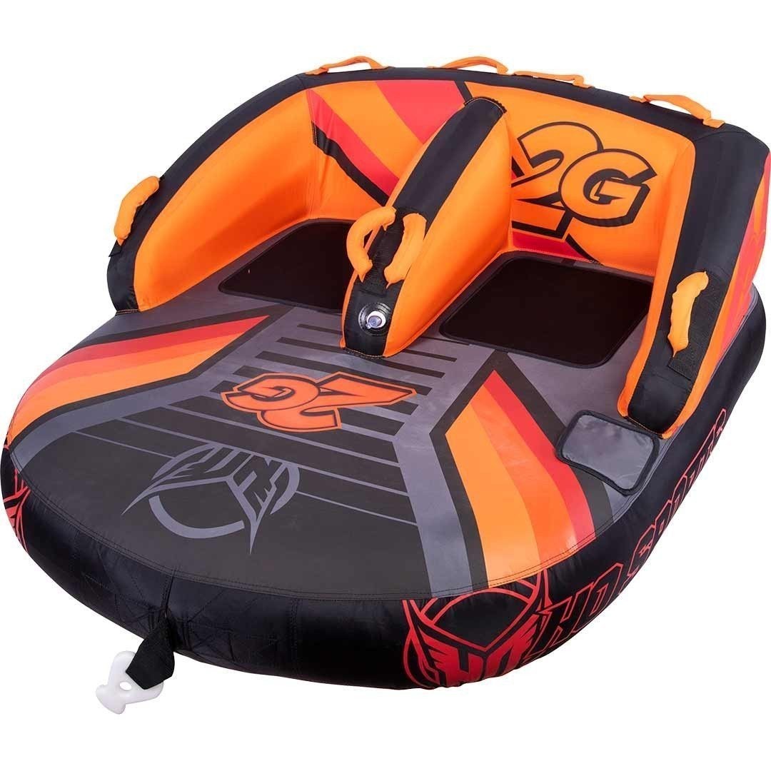 HO 2G Inflatable 2-Person Towable Water Sports Tube
