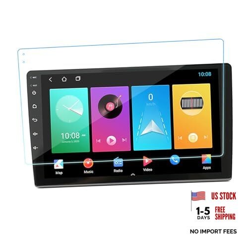 Navigation Screen Protector Anti Glare Anti Fingerprint Central 10 Inch