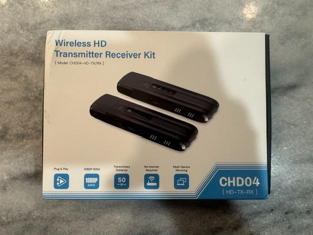 Wireless HD Transmitter Receiver Kit  open box