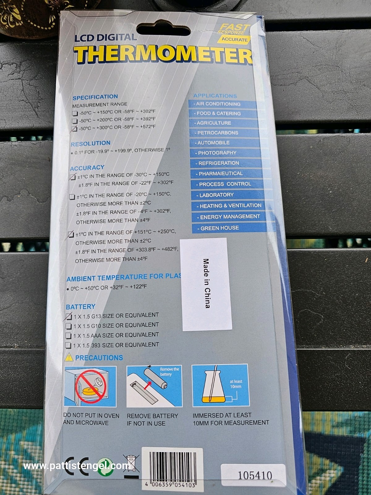 Digital Thermometer with Probe