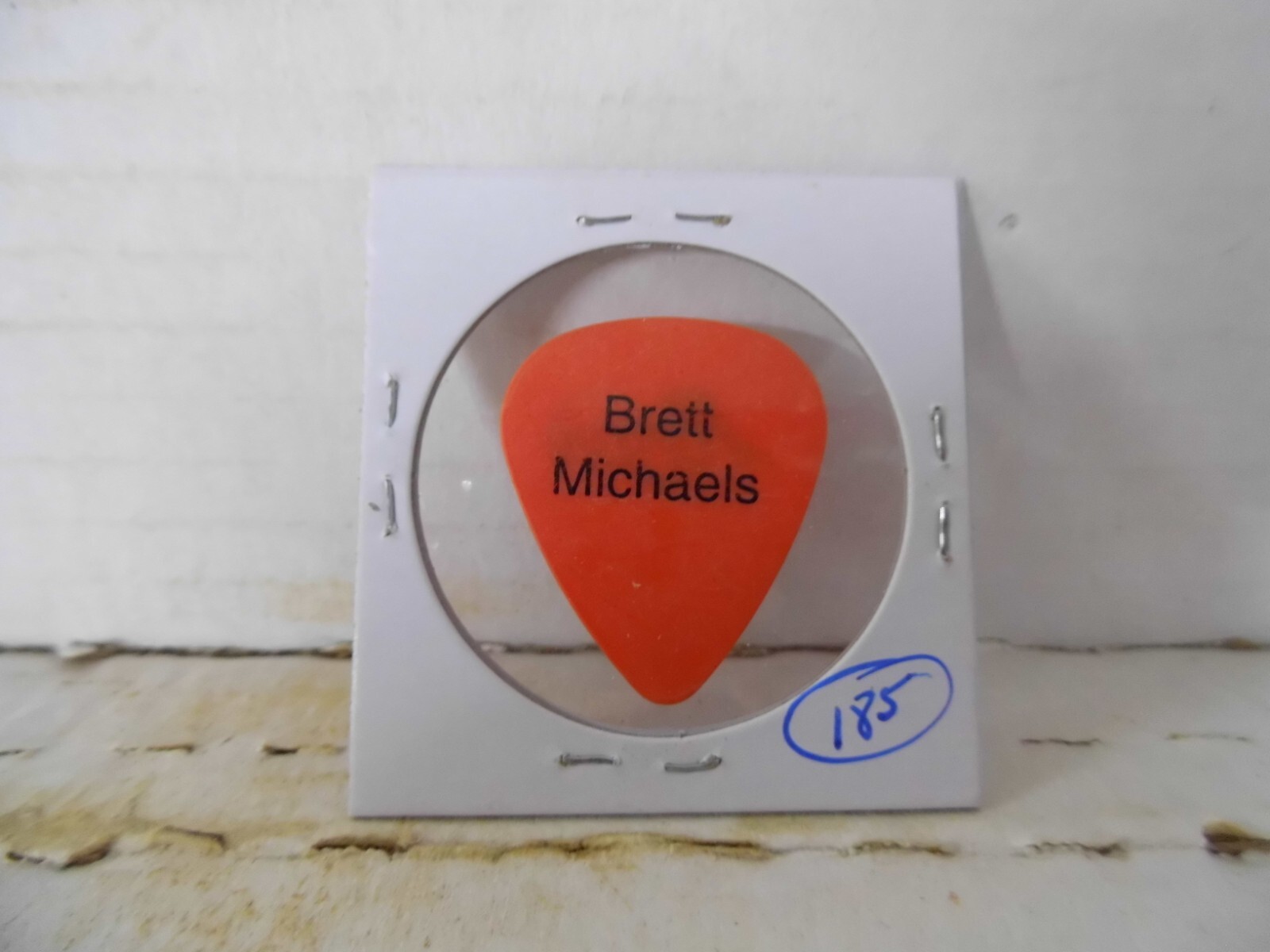 POISON "BRET MICHAELS" 2003 MISSPRINT GUITAR PICK~READ DESCRIPTION (#26~17)