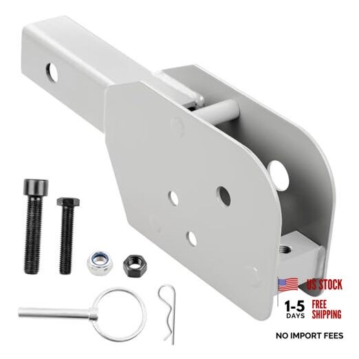 Folding Hitch Adapter for 2-Inch Hitch-Mounted Cargo Carriers – Heavy-Duty