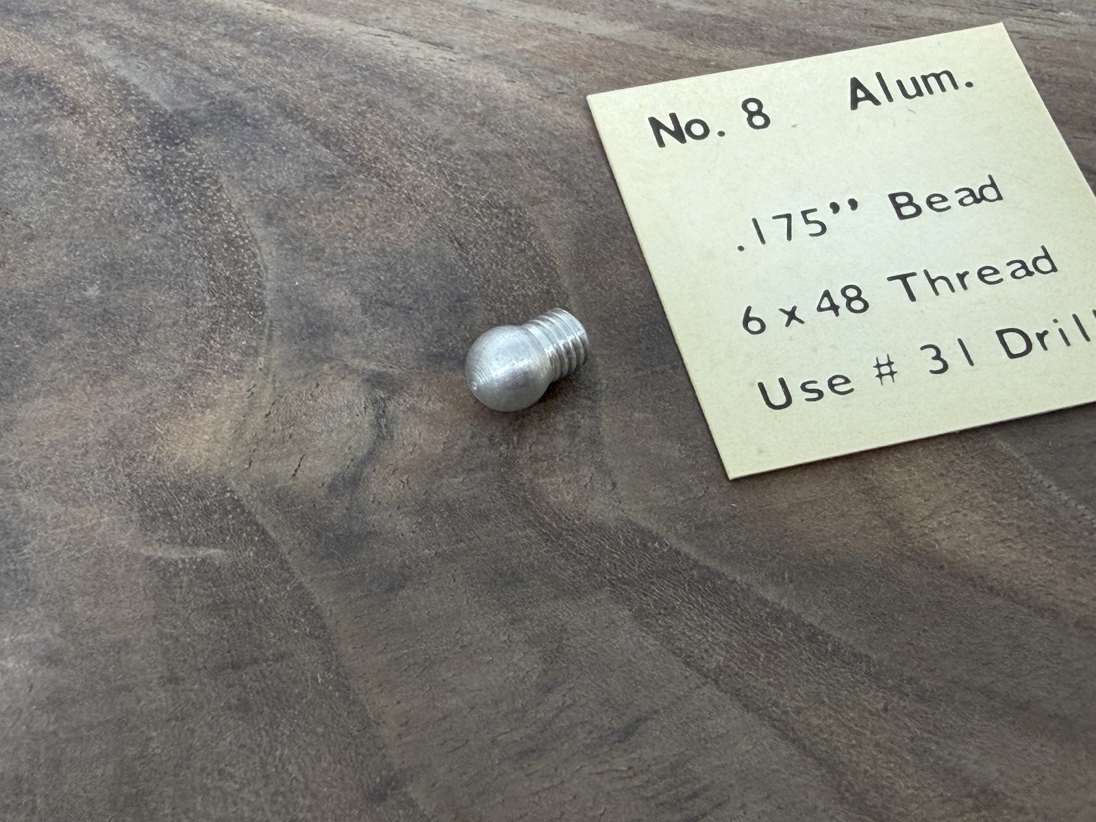 Remington 1148 1100 870 Ithaca 37 #8 Brownell Aluminum Silver Shotgun Bead Sight