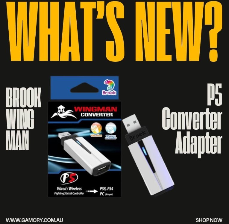 Brook Gaming Wingman P5 -P5 P4 PC Controller Converter Wireless & Wired Ver2026