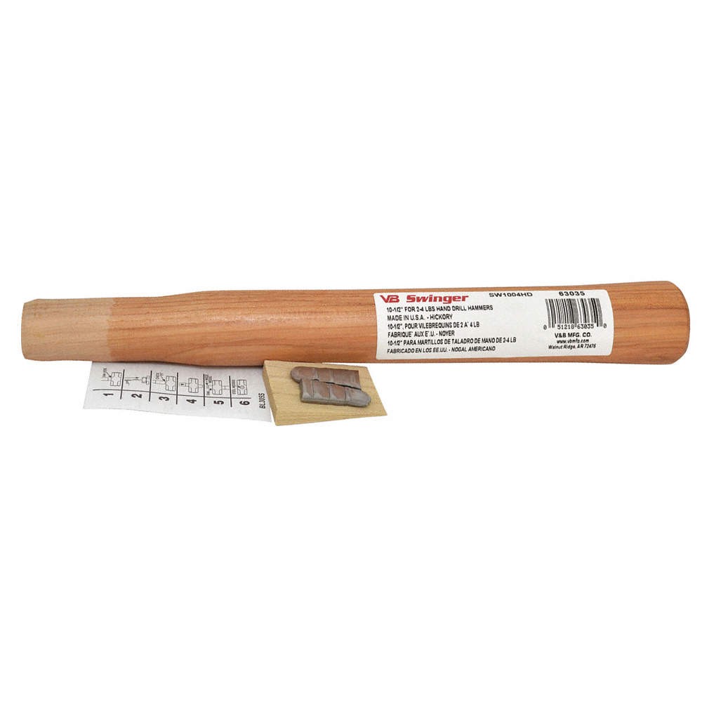 VAUGHAN 63035 Drilling Hammer Handle,10 1/2 In Hickory 3NWF4