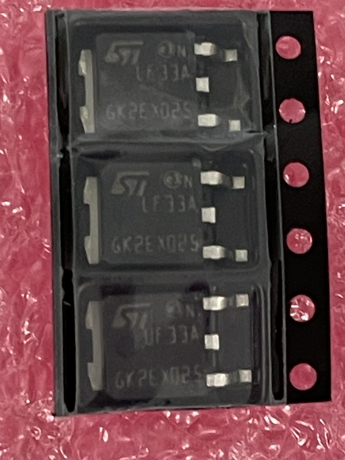 LF33ABDT-TR LDO REGULATOR POS 3.3V 0.5A 3-PIN D-PAK STM (LOT OF 3)