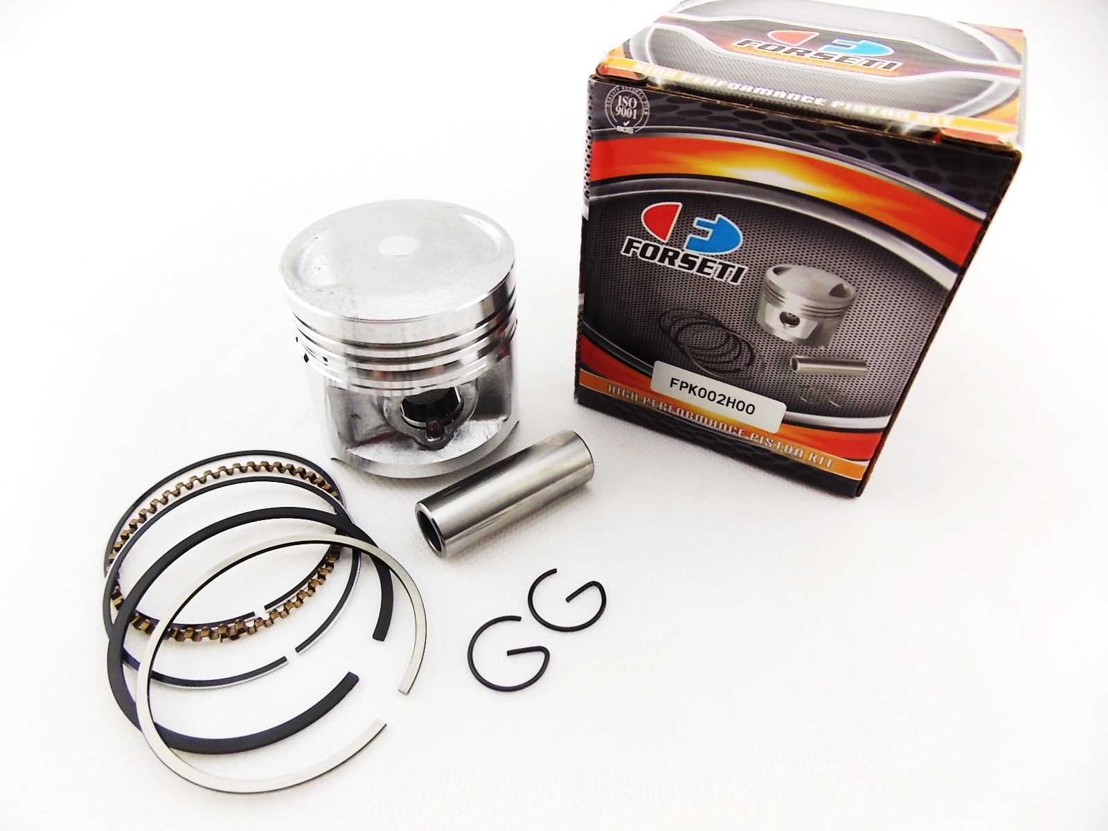 HONDA XR80 79-03 0.5mm O/S FORSETI PISTON KIT 48mm RINGS PIN CLIPS
