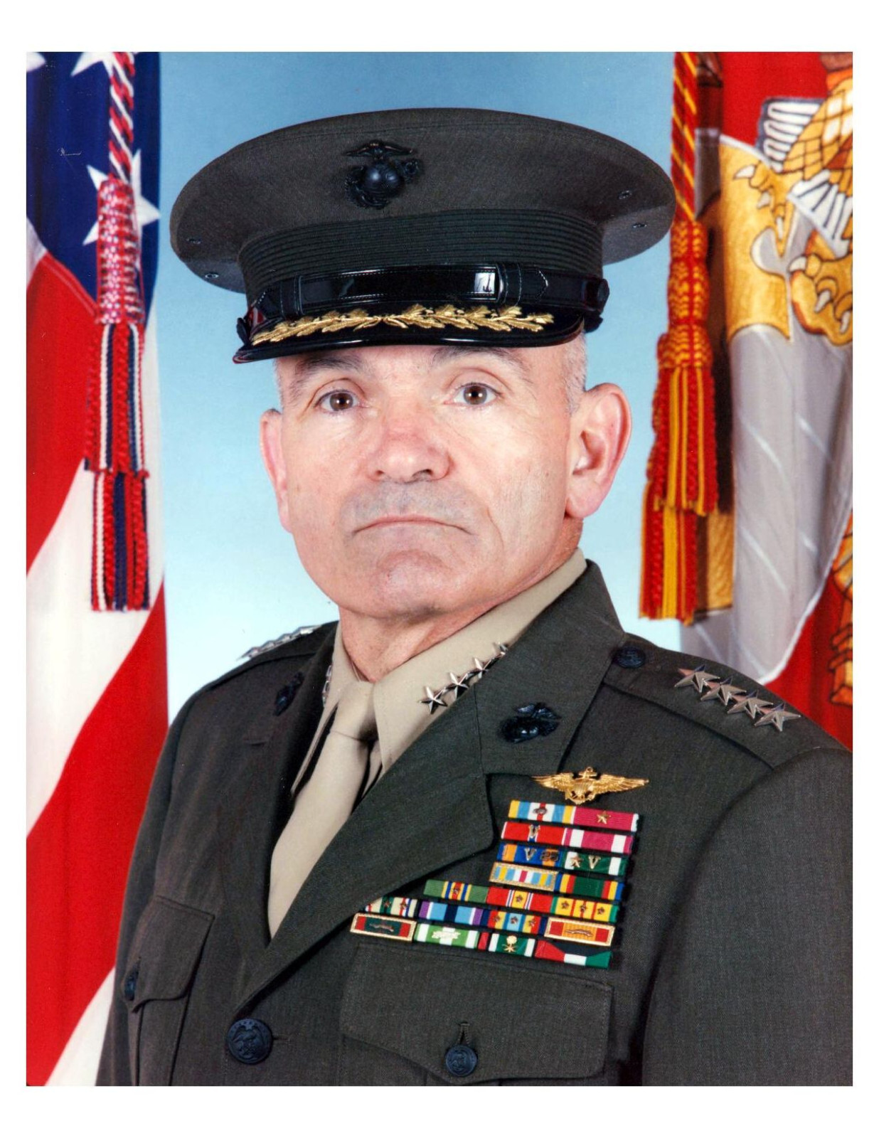 United States Marine General Michael J. Williams 8x10 Photo On 8.5" x 11"
