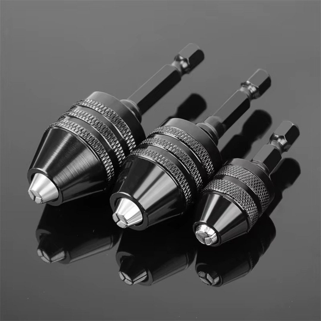 Mini ( 0.3mm to 3.6mm) Keyless Drill Chuck with 1/4" Hex Shank Adapter - J016