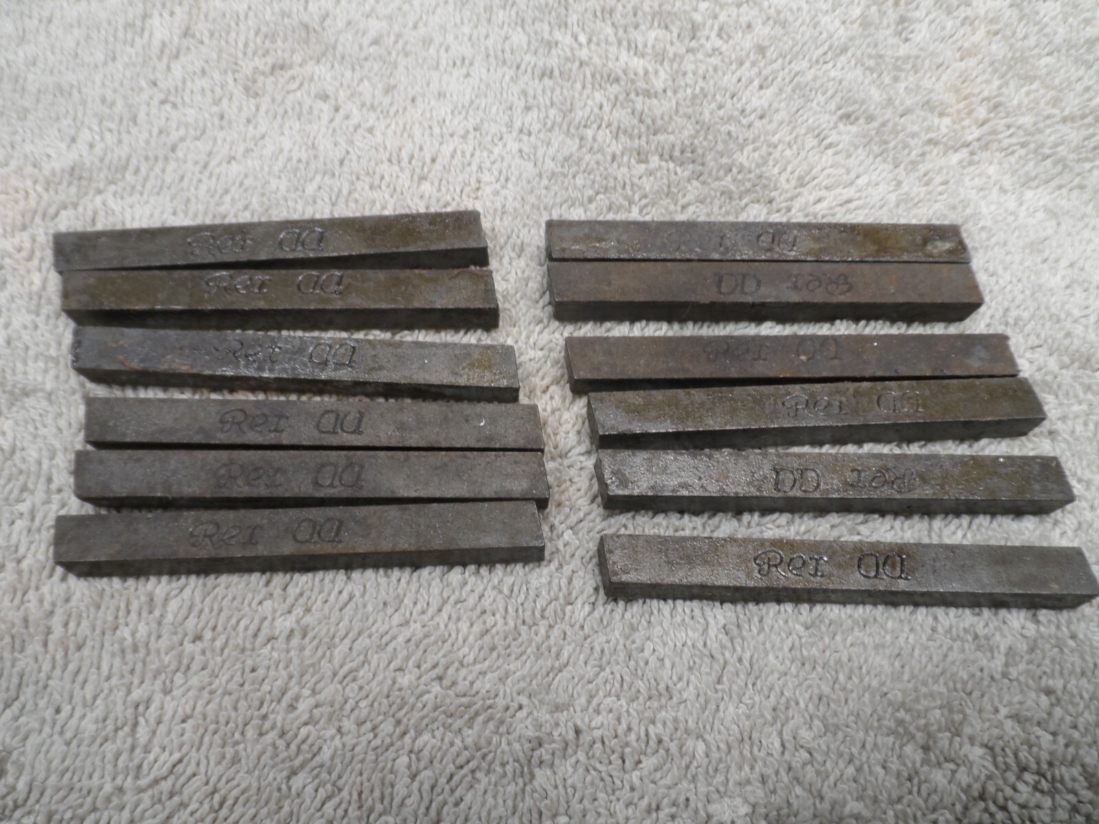 Machinist Tools: Lot of 12 REX AA HSS 1/4" Lathe Tool Bits, New Old Stock
