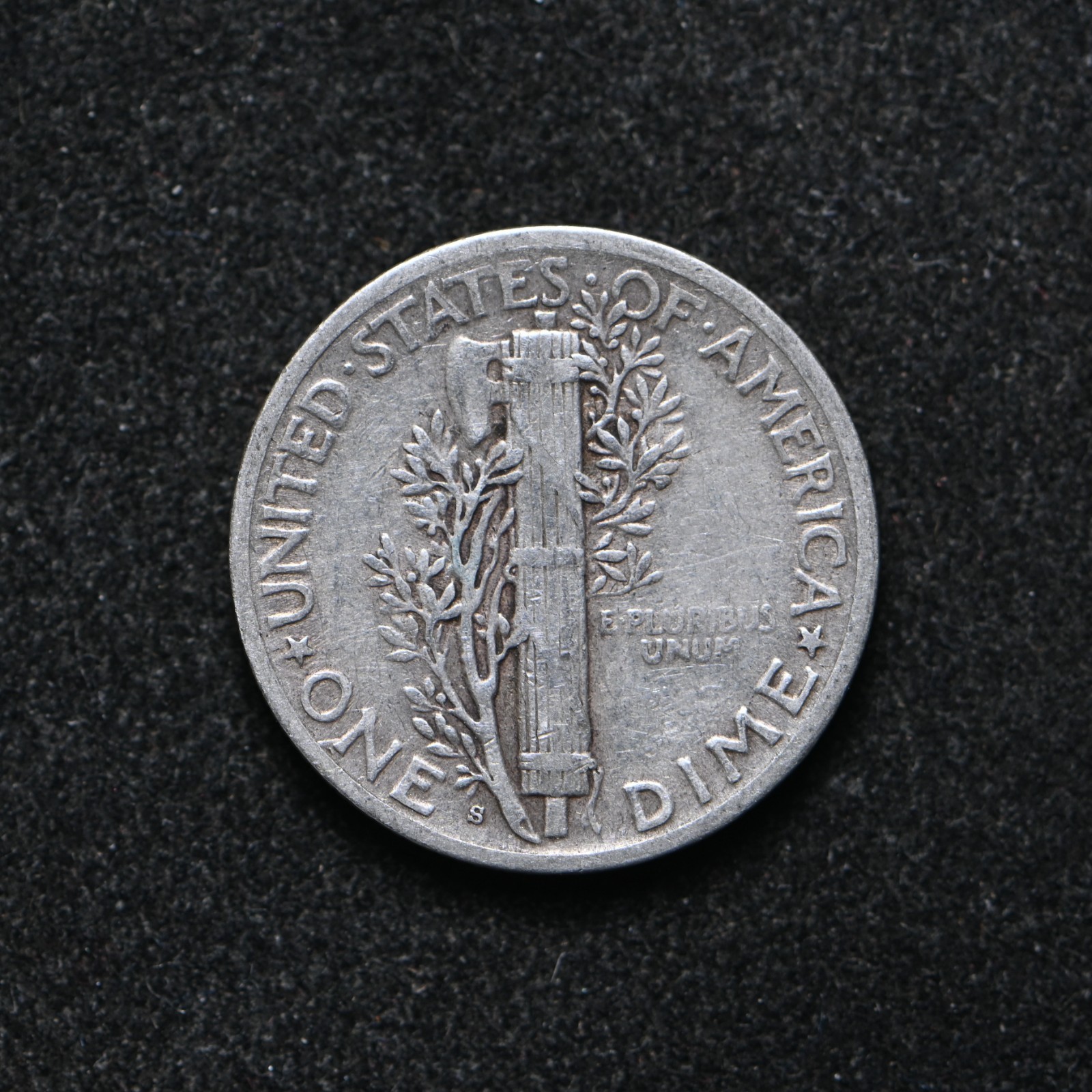 1945-S Mercury Silver Dime Micro S (bb19145)