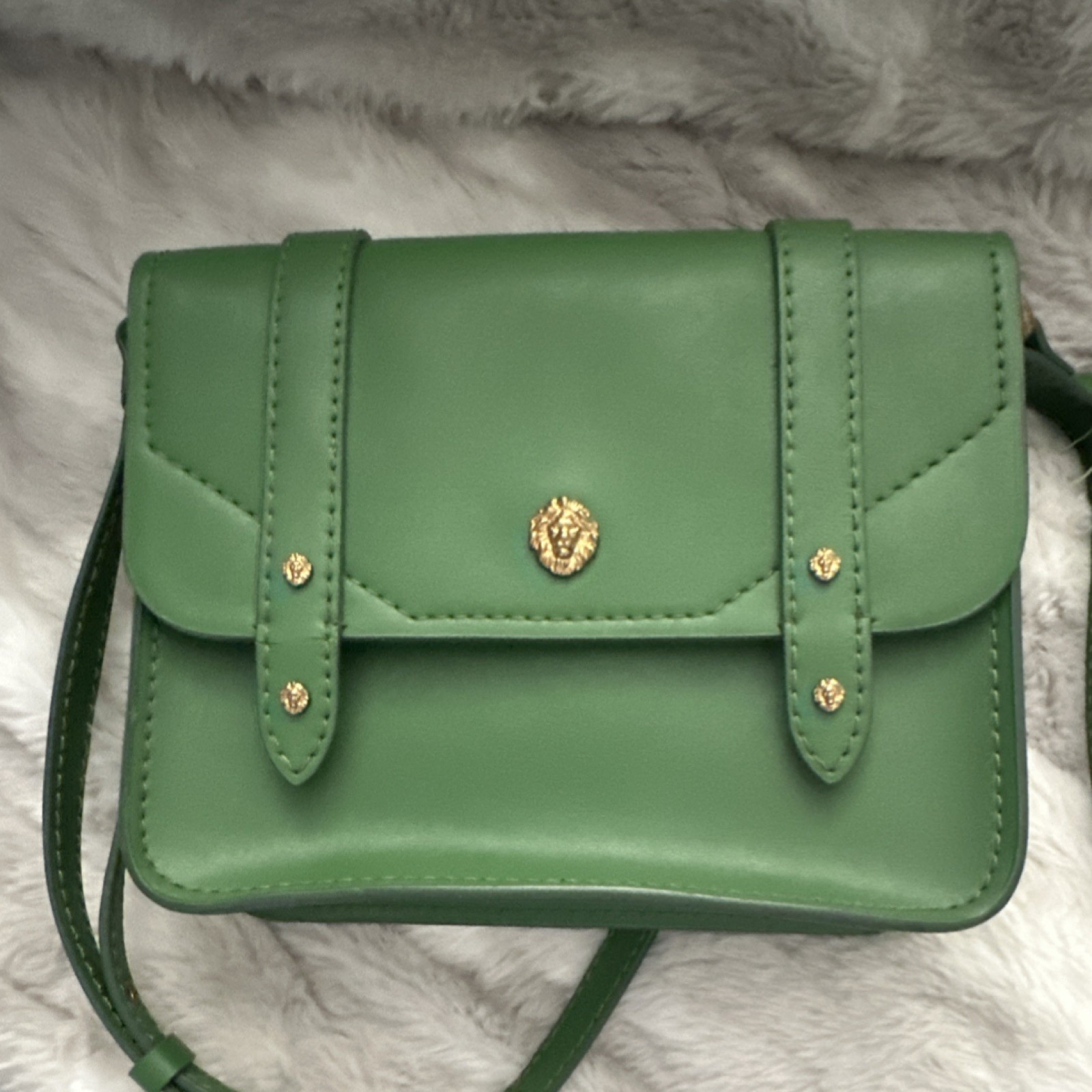 Anne Klein beautiful green Crossbody and matching wallet. New without tags.