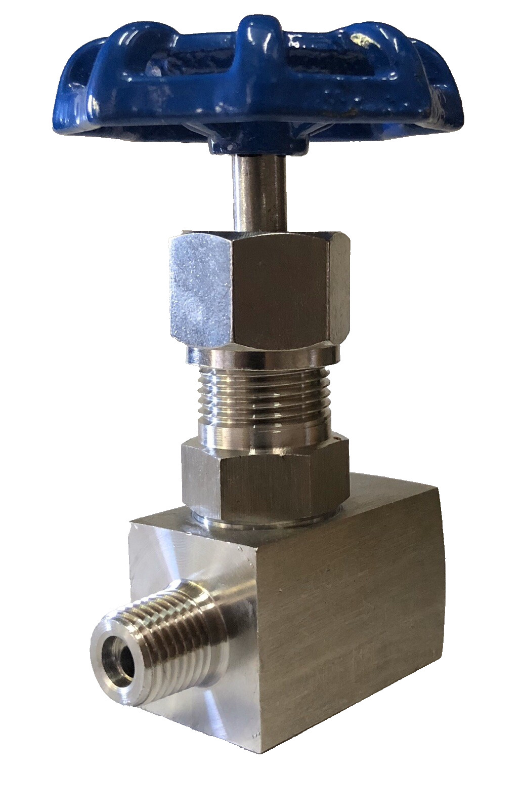 NNI Needle Valve 1/4" NPT Male x 1/4" NPT Female 6000 PSI Stainless Steel 316L