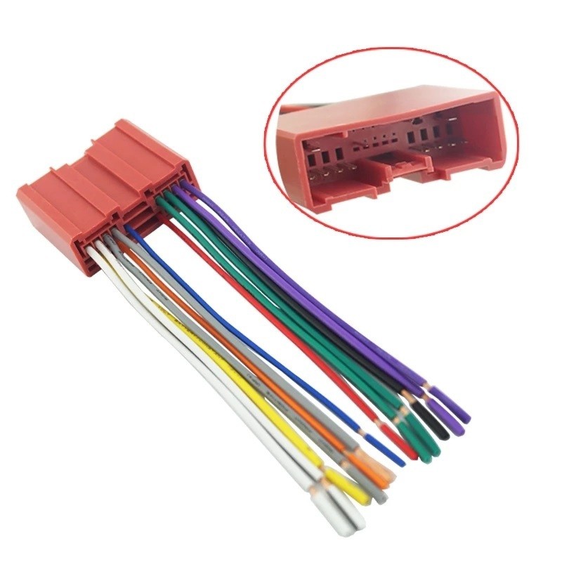 Car Stereo Radio Adapter Cable Female Wire Harness For Mazda 2/3/5/6/CX-7/CX-9