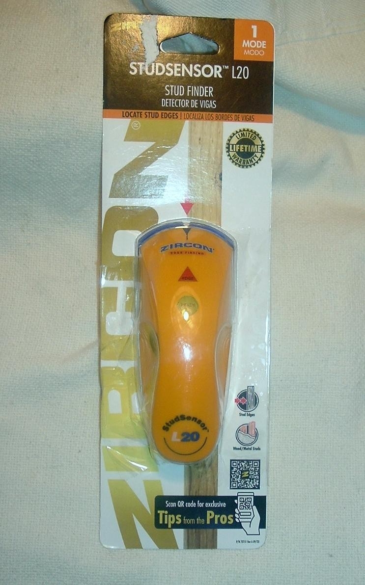 Zircon StudSensor L20 Metal & Wood Stud Finder