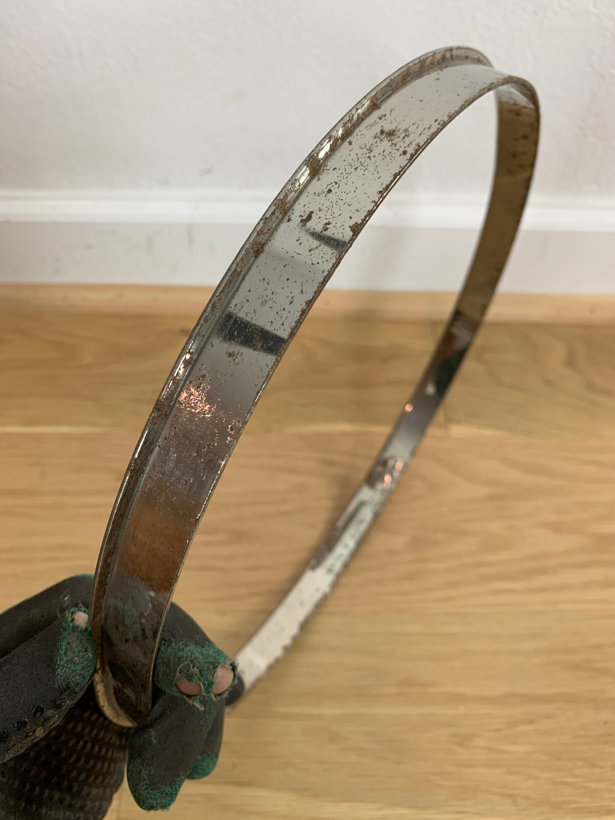 WM F LUDWIG WFL 11" HOOP RIM  Counterhoop Part 1940s Vtg Single Flange Rack Tom