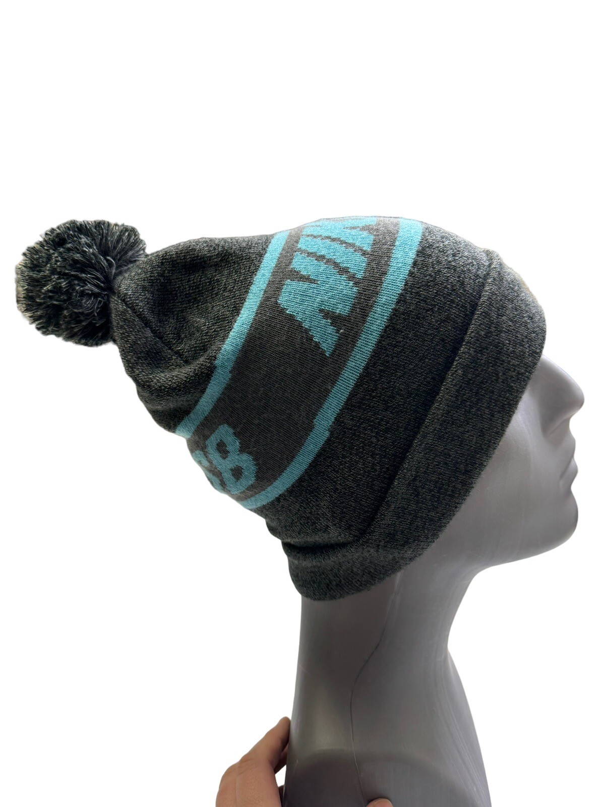 Nike Gray Snow Board Gray Winter Beanie EUC