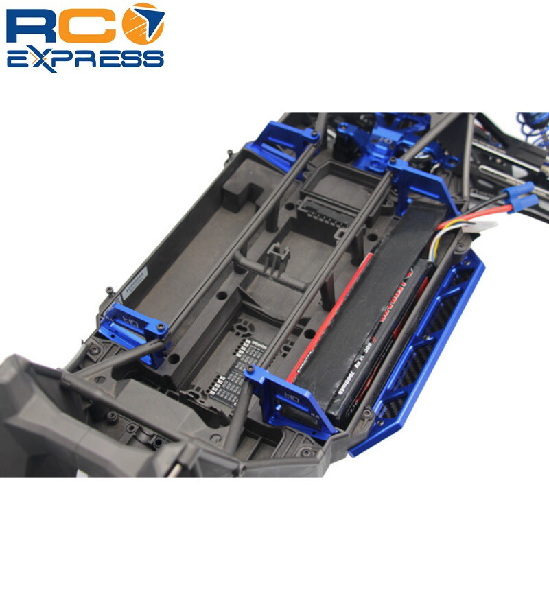 Hot Racing Traxxas Xmaxx 30mm Straps Aluminum Tall Battery Hold-Downs XMX126M06