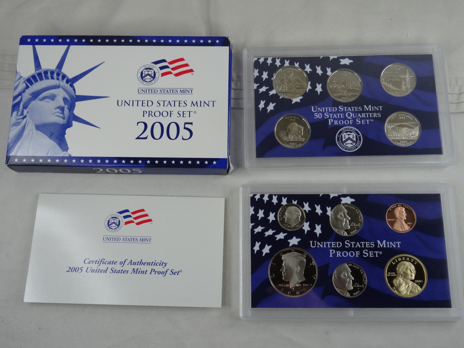 2005-S US Mint Proof Set 11 Coin Set OGP Original Government Packaging COA