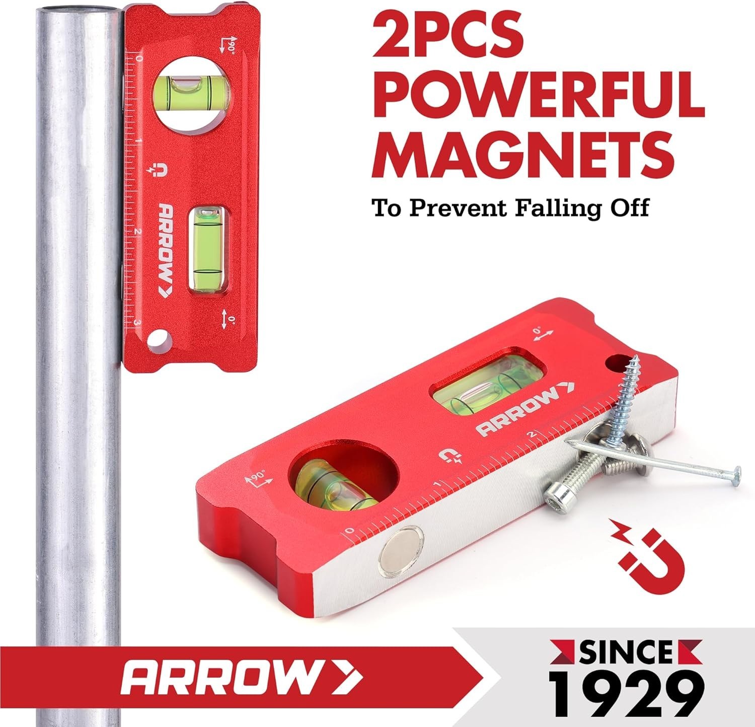 Level Magnet 4 Inch Torpedo Level Magnetic Aluminum Alloy Small Bubble Tool