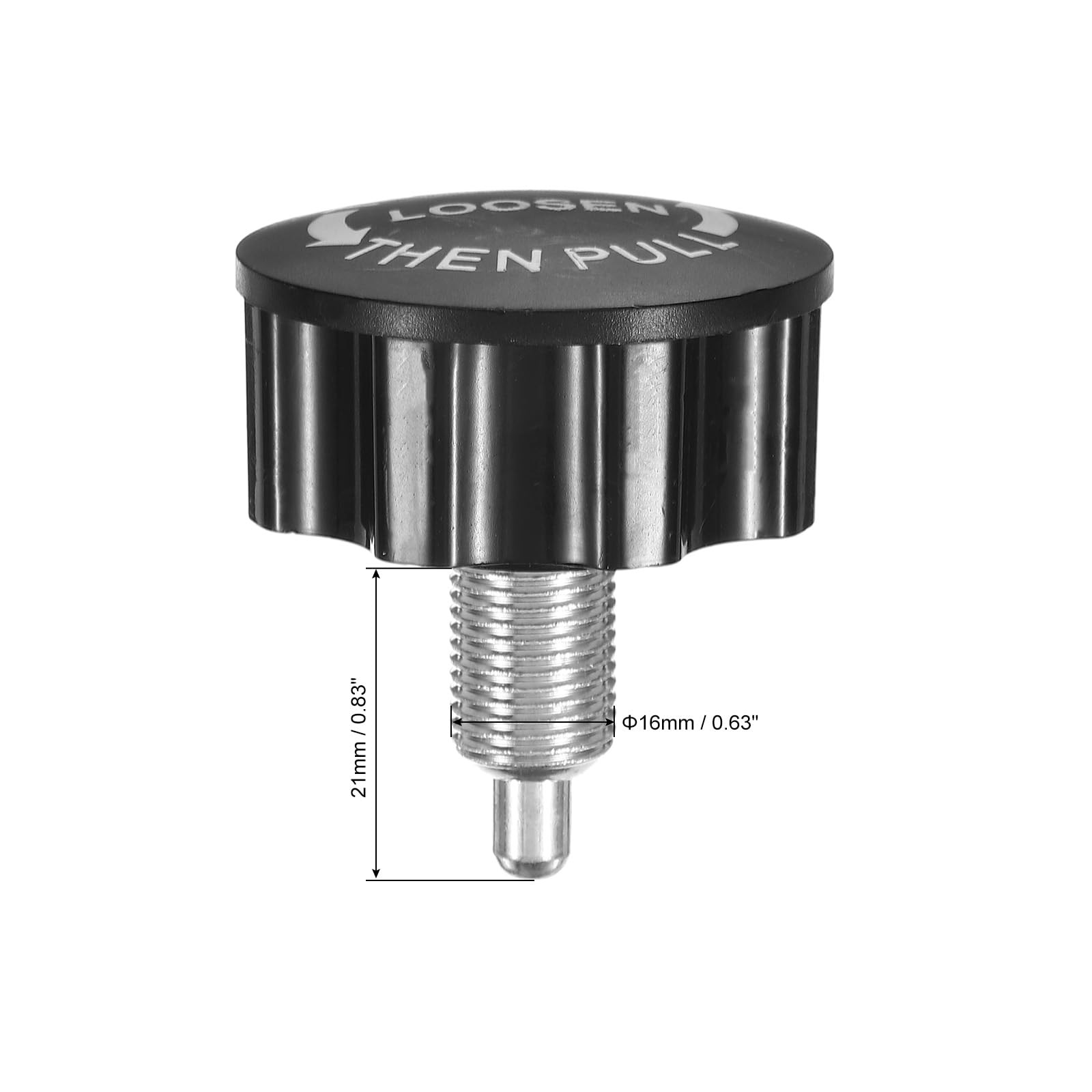 Pull-up Spring Knob M16 Pull Pin Knob 21mm Thread Length Exercise Bike Pin Kn...