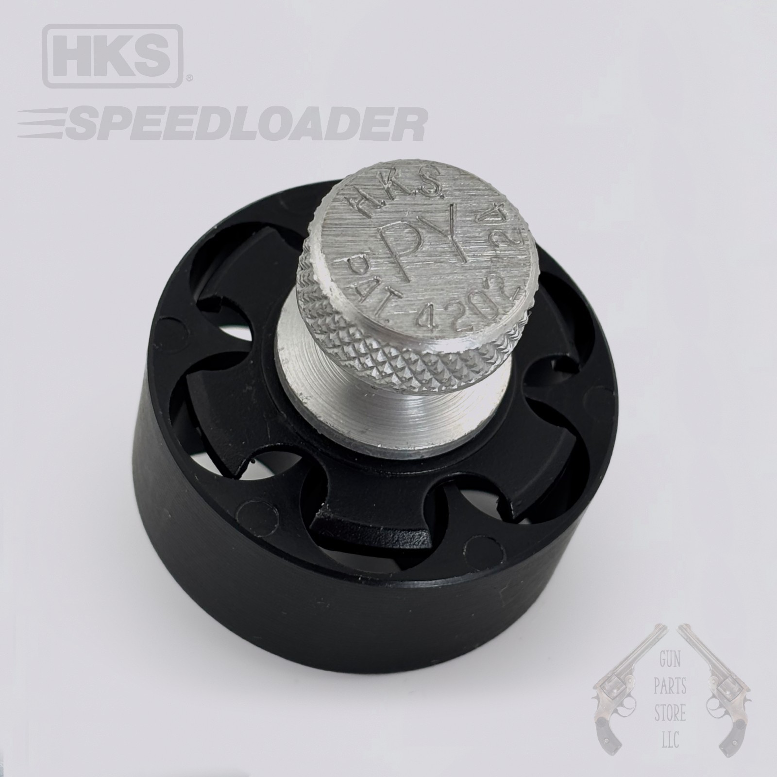 HKS Speedloader PY-A for COLT Python / Officer's Model Match - .38 Sp & .357 Mag