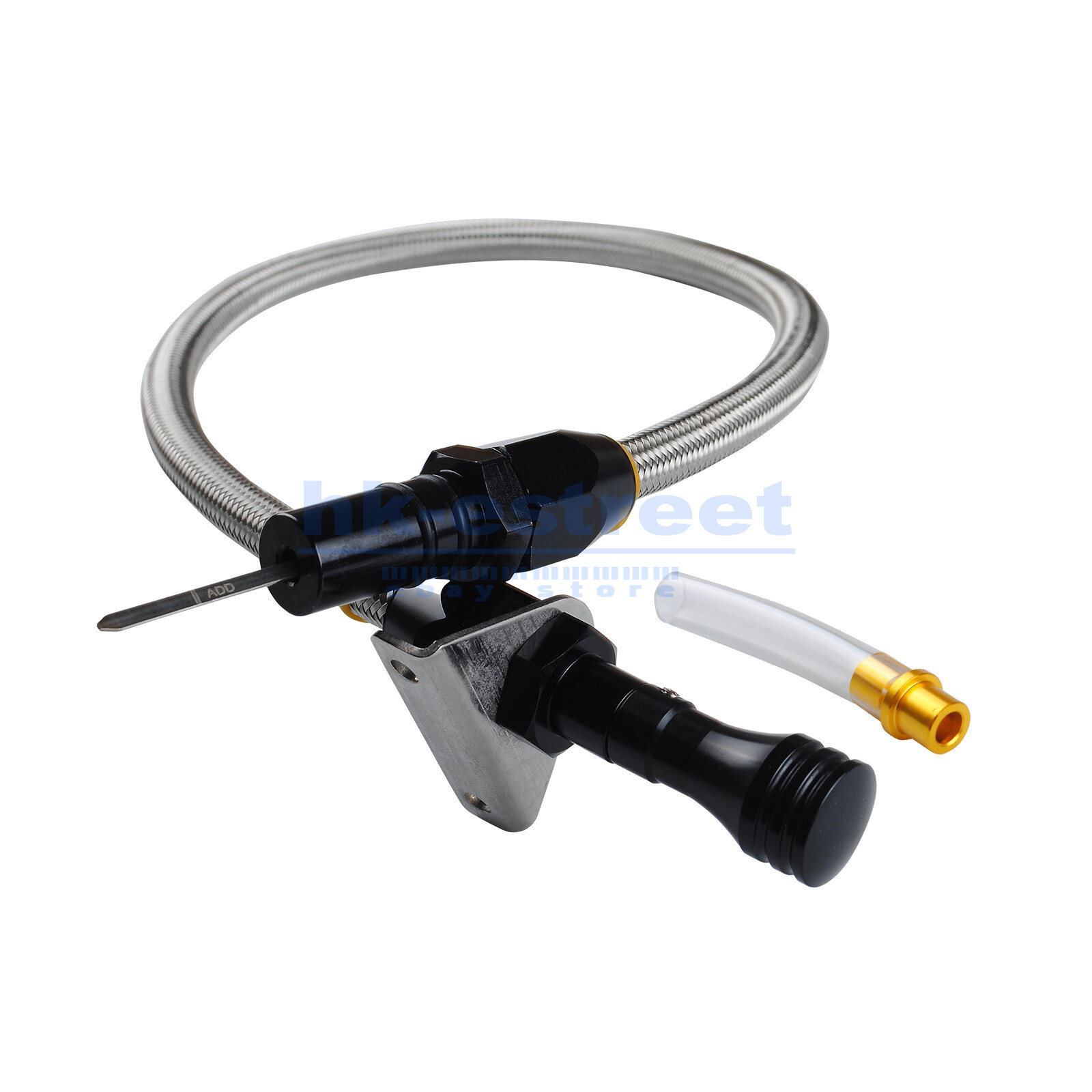 For Ford AOD Flexible Chrome Stainless Steel Transmission Dipstick AODE 4R70W US