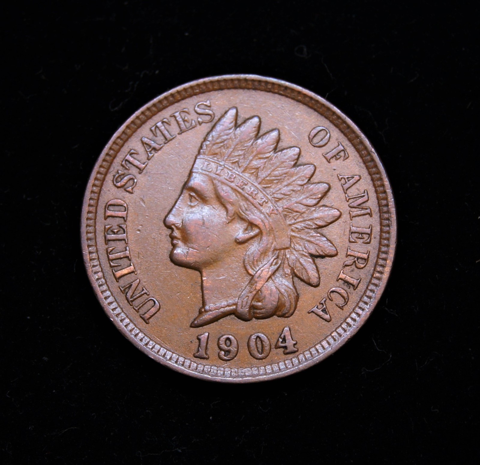 1904 Indian Head Cent  AU