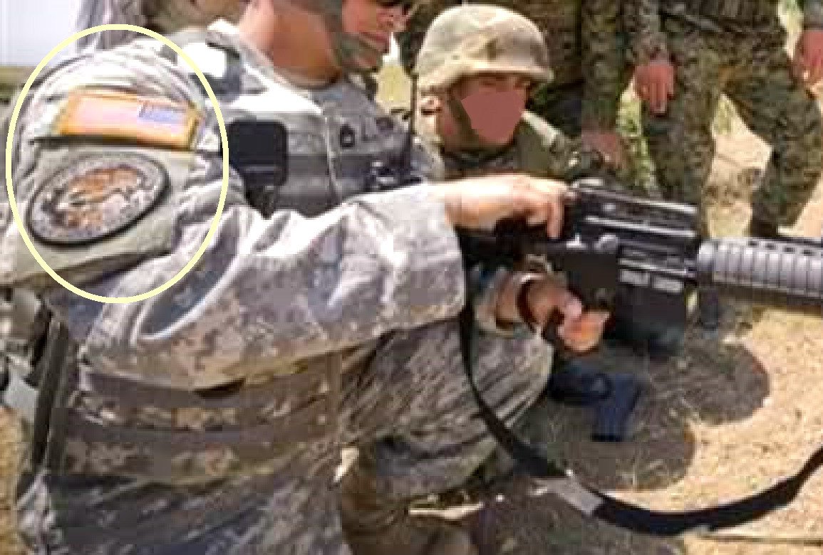 KANDAHAR-WHACKER© FORWARD AIR-GROUND TEAM MARINE EXPEDITIONARY FORCE + US FLAG
