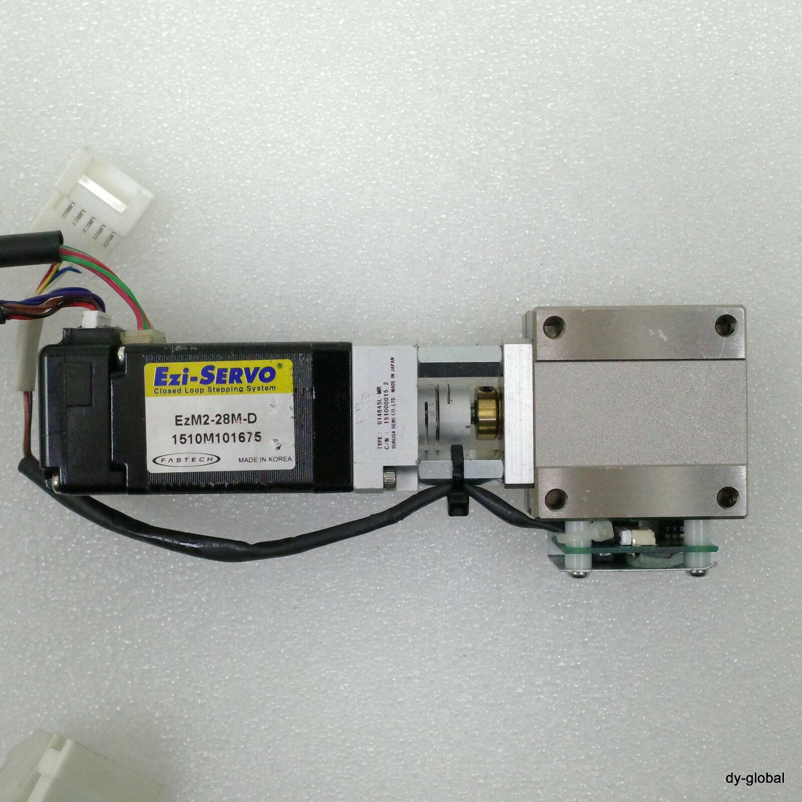 SURUGA SEIKI X Axis Motorized Stage Used U14645-U01 W/ EzM2-28M-D MRS-I-94=1E34