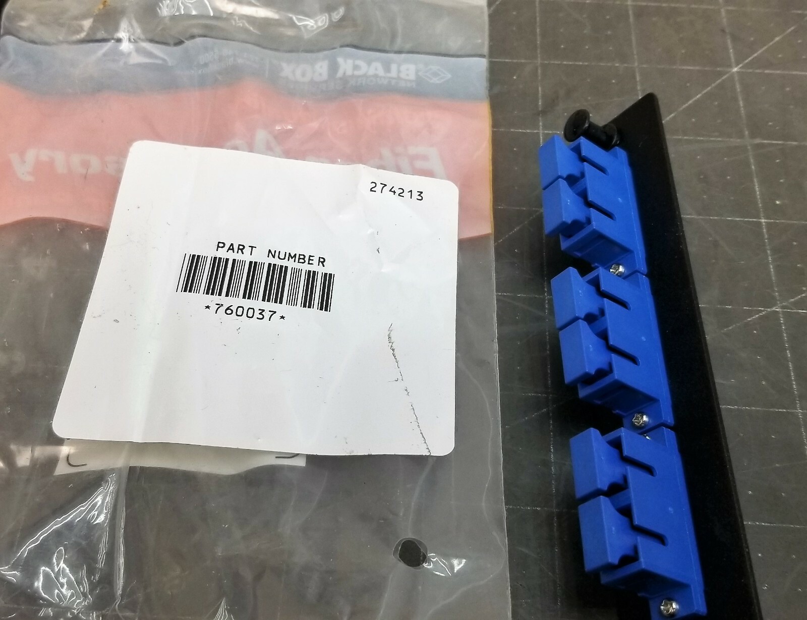 BLACK BOX JPM405A-R2 3 DUPLEX SC PAIRS FIBER ADAPTER PANEL [B8BD]