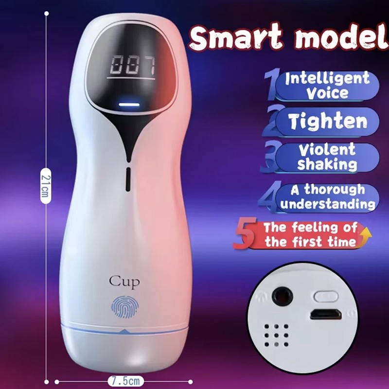 Penis Vacuum Sucking Pump Enhancer Male Masturbaters-Vibrating Cup Men Lubricant