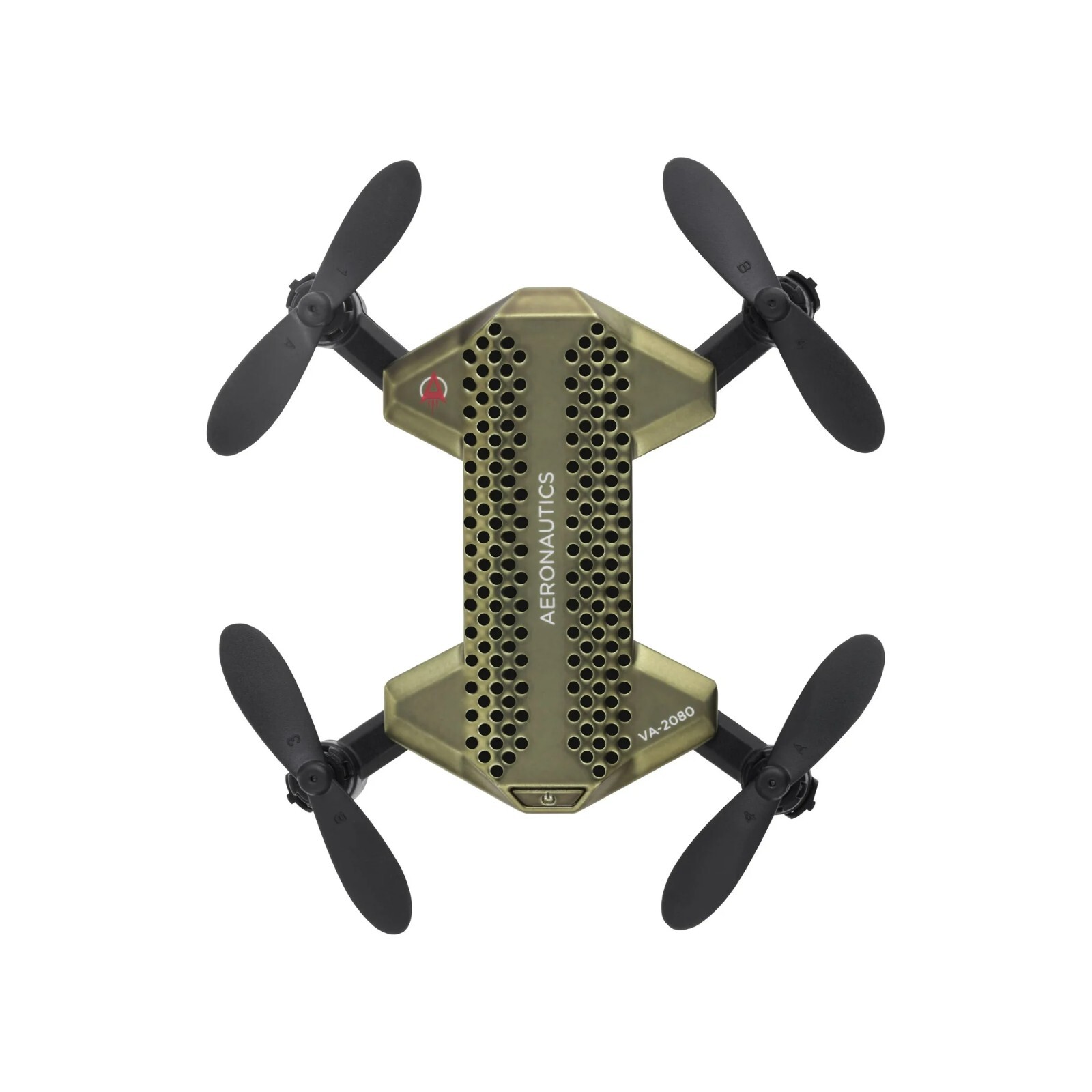 Voyage Aeronautics VA-2080 Compact Micro Drone- Color Green- 4 inches