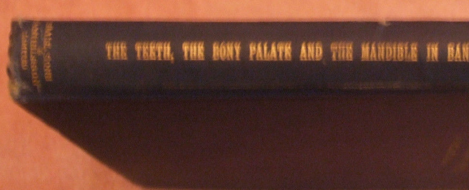 The Teeth, the Bony Palate and the Mandible in Bantu Races of South Africa (1931