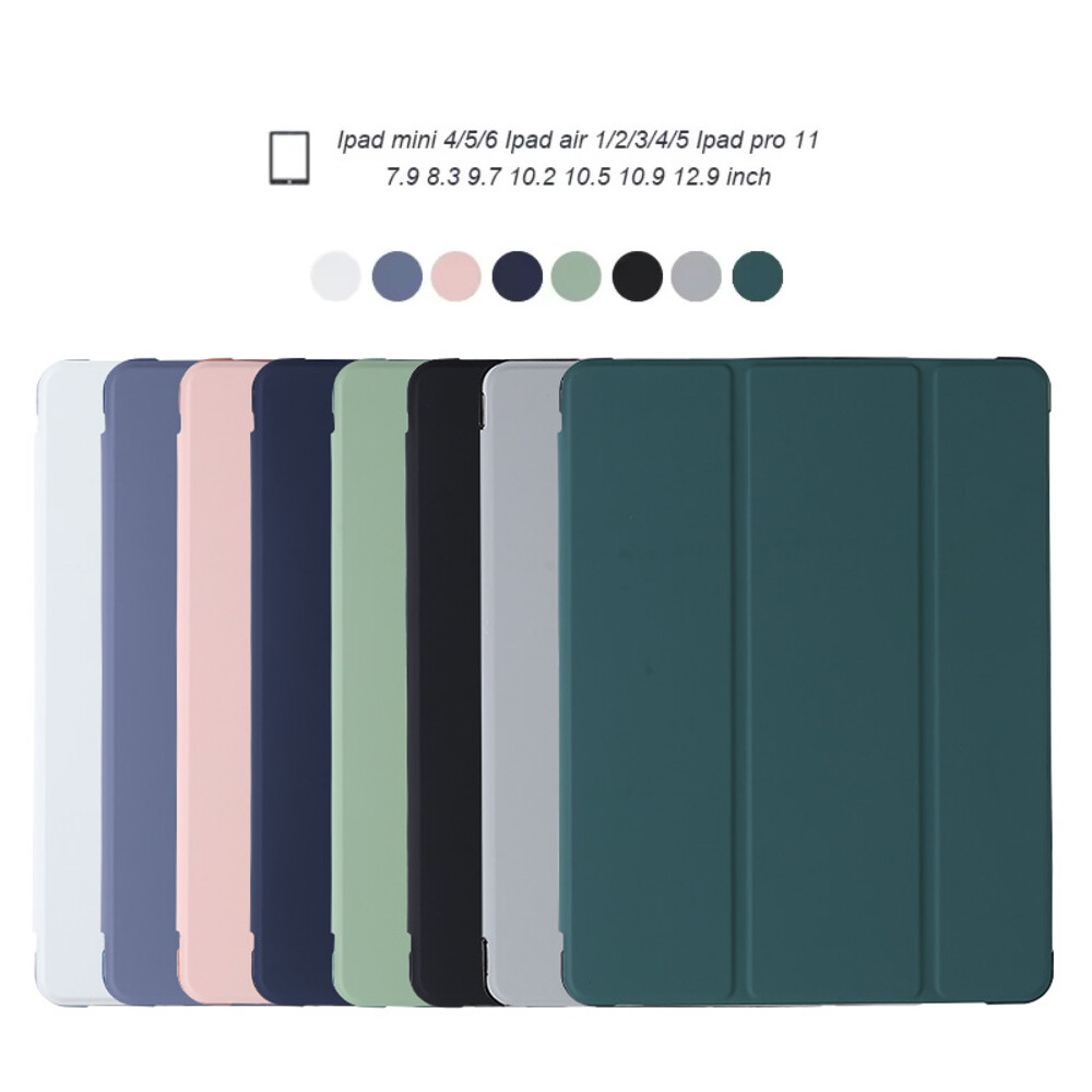 Silicone Stand Case Cover for iPad 7th/8th/9th Gen 10.2" Pro 12.9" Air 13" M3/M4