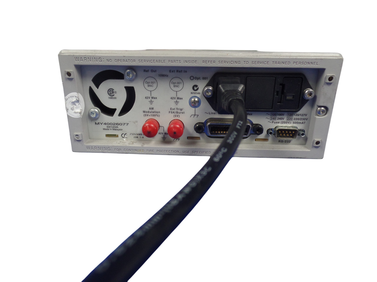 Agilent 33120A -15MHz Function Arbitrary Waveform Generator - Free Shipping