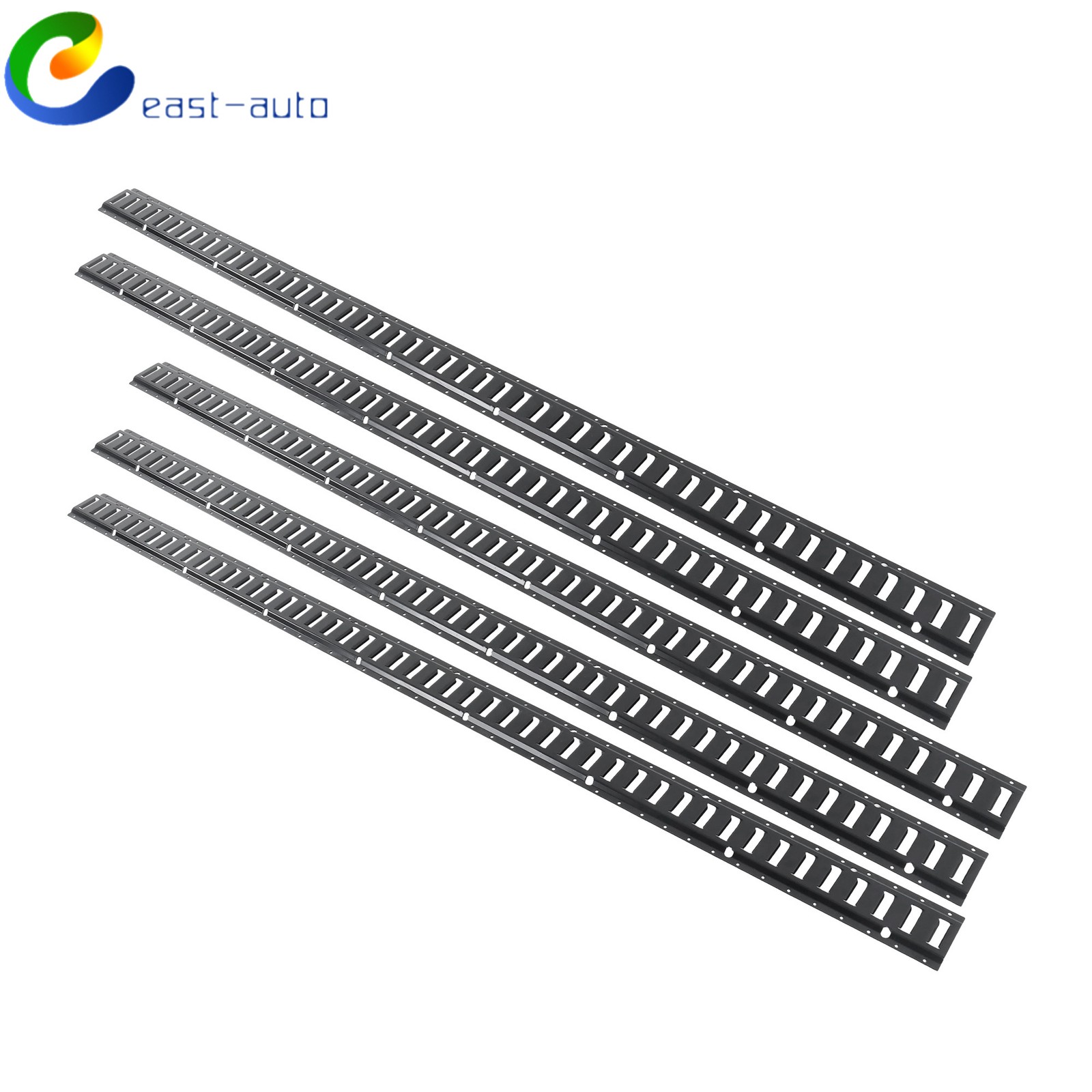 5 Pack 8' E Track Tie Down Rail Kit Fit For Garages Vans Trailers Tie Downs