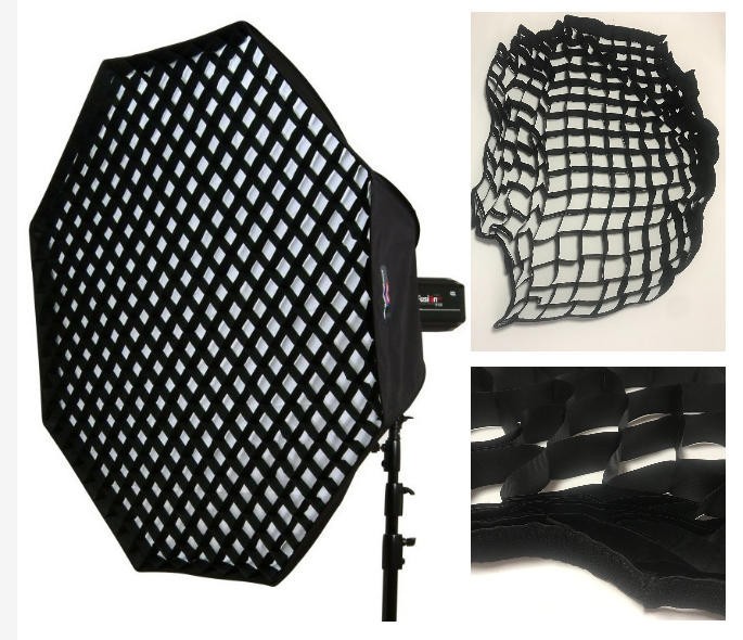 For Profoto Grid Clic2.3 Quick open 70cm octagonal softbox grid Camera New