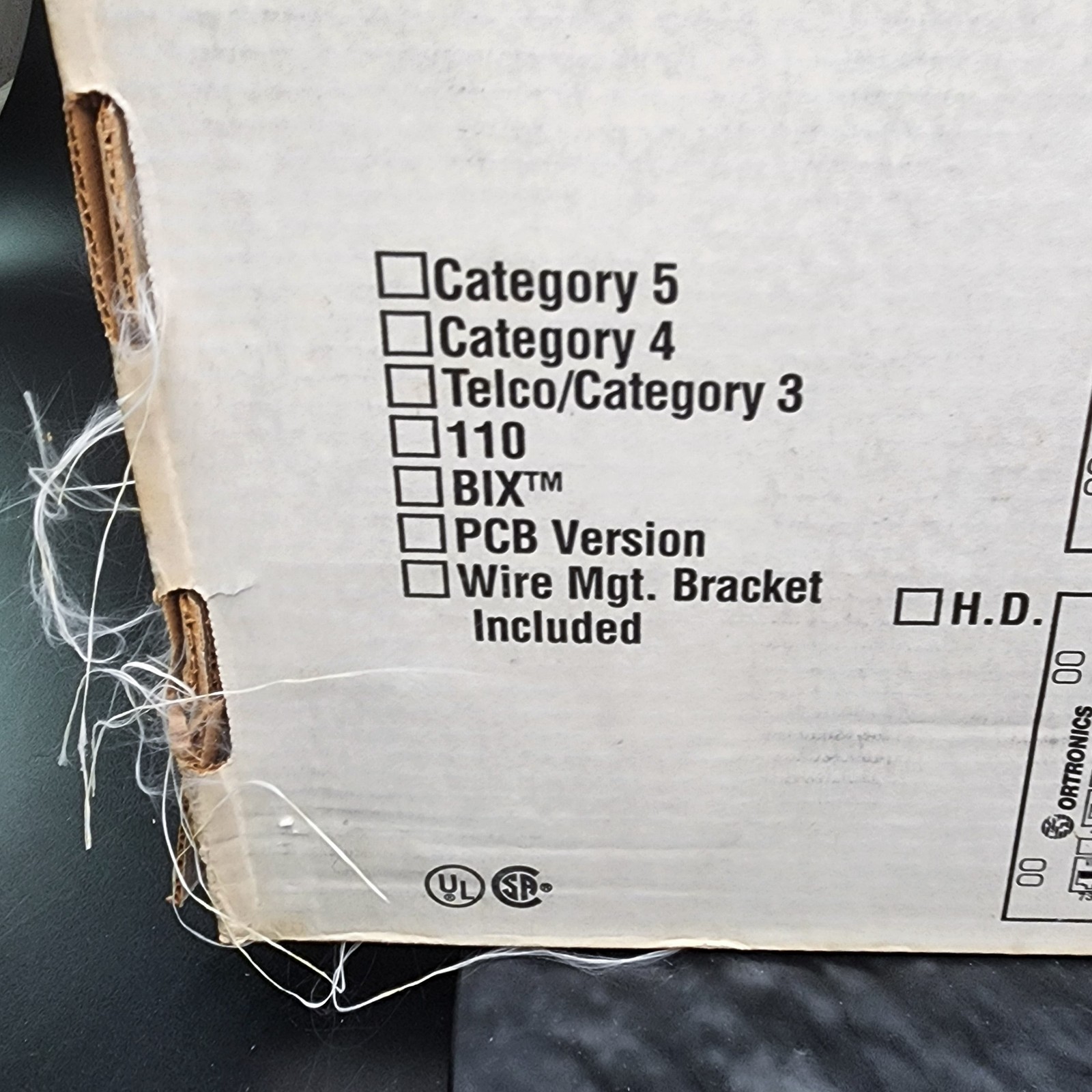 New! Ortronics OR-851000354 96-Port Cat-5 Patch Panel Ethernet Network 🌐🔌