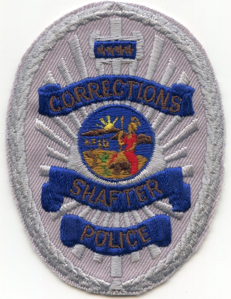 SHAFTER CALIFORNIA POLICE CORRECTIONS small POLICE PATCH